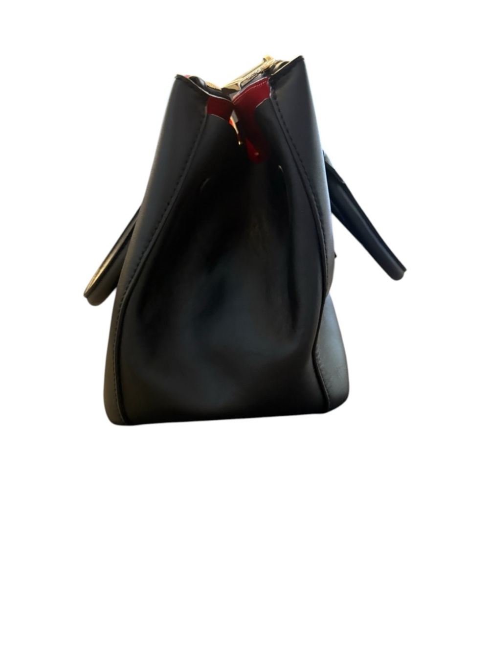 Beautiful black leather purse - Picture 3 of 9